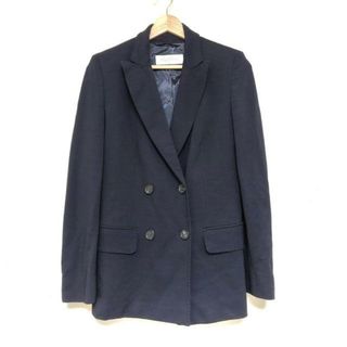 マックスマーラ(Max Mara)のMax Mara(マックスマーラ) ジャケット サイズ38 S レディース - ダークネイビー 長袖/ダブル/秋/冬(その他)