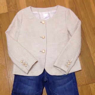 テチチ(Techichi)のTe chichiのツイードジャケット(ノーカラージャケット)