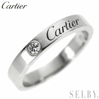 カルティエ(Cartier)のカルティエ Pt950 ダイヤモンド リング エングレーブド 46号(リング(指輪))