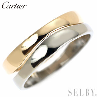 カルティエ(Cartier)のカルティエ K18WG/PG リング ラブミー 48号(リング(指輪))