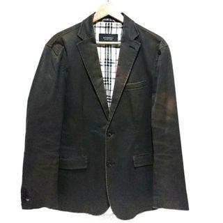 バーバリーブラックレーベル(BURBERRY BLACK LABEL)のBurberry Black Label(バーバリーブラックレーベル) ジャケット サイズM メンズ - 黒 長袖/春(その他)