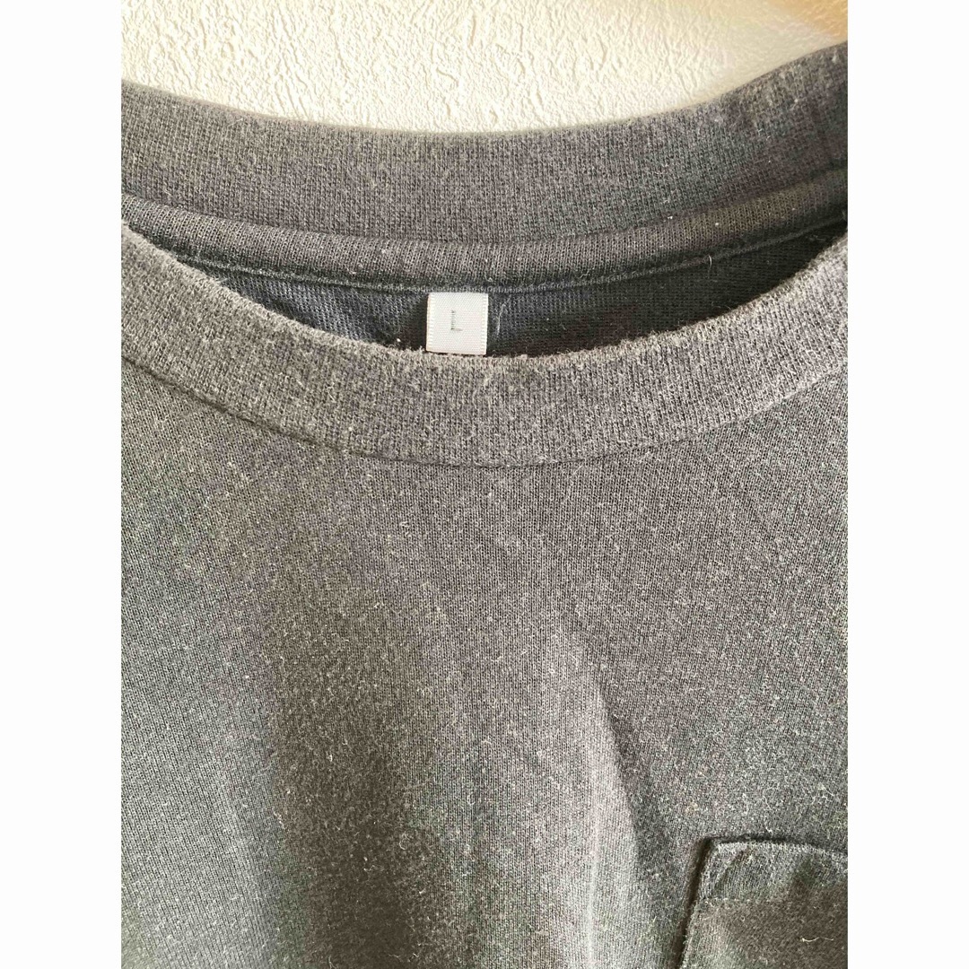 黒色　長袖 レディースのトップス(Tシャツ(長袖/七分))の商品写真