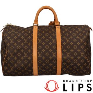 ルイヴィトン(LOUIS VUITTON)のルイ・ヴィトン キーポル50  M41426 モノグラム レディースボストンバッグ
 ブラウン 廃盤品【中古】(ボストンバッグ)