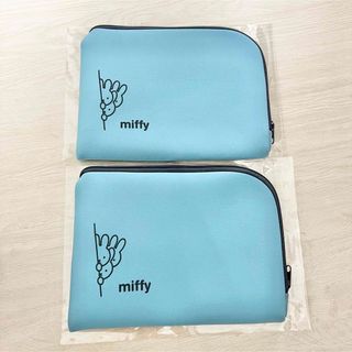 ミッフィー(miffy)のJA ミッフィー マルチポーチ 非売品 2つ(ポーチ)