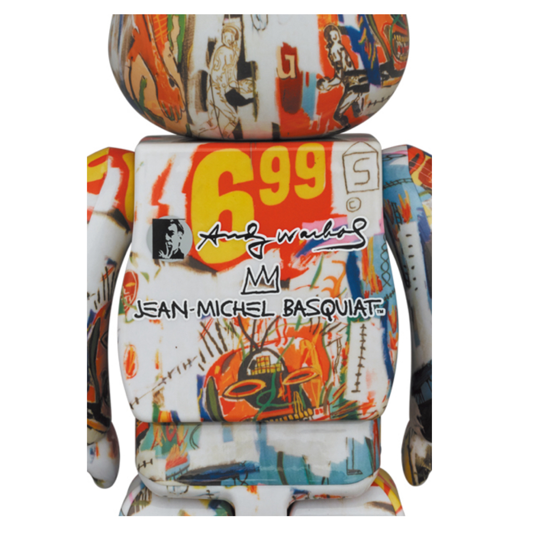 BE@RBRICK(ベアブリック)のAndy Warhol ×JEAN-MICHEL BASQUIAT #4 400 エンタメ/ホビーのフィギュア(その他)の商品写真