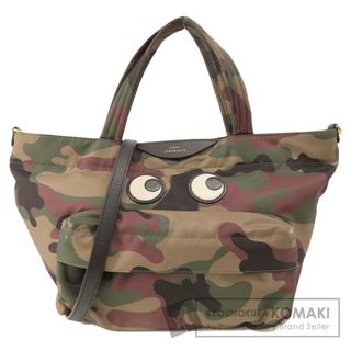 アニヤハインドマーチ(ANYA HINDMARCH)のAnya Hindmarch カモ アイズ トート カモフラージュ柄 2WAY トートバッグ ナイロン レディース(トートバッグ)