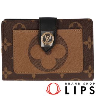 ルイヴィトン(LOUIS VUITTON)のルイ・ヴィトン ポルトフォイユ･ジュリエット 新品  M69432 モノグラムジャイアントリバース レディース ブラウン【新品】(財布)