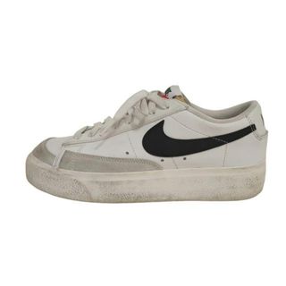 ナイキ(NIKE)のNIKE(ナイキ) スニーカー 25 レディース ブレーザー ロー プラットフォーム DJ0292-101 白×ライトグレー×黒 レザー×スエード(スニーカー)