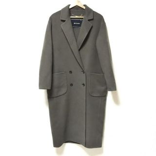 キトン(KITON)のKiton(キートン) コート サイズ38 M レディース美品  - カーキグレー 長袖/カシミヤ/ロング丈/ダブル/秋/冬(その他)