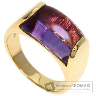 ブルガリ(BVLGARI)のBVLGARI トロンケット アメジスト リング・指輪 K18YG レディース(リング(指輪))