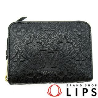 ルイヴィトン(LOUIS VUITTON)のルイ・ヴィトン ジッピーコインパース  M60574 アンプラント レディース ノワール【中古】(コインケース/小銭入れ)