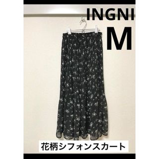 INGNI♡美品♡花柄シフォンプリーツスカート