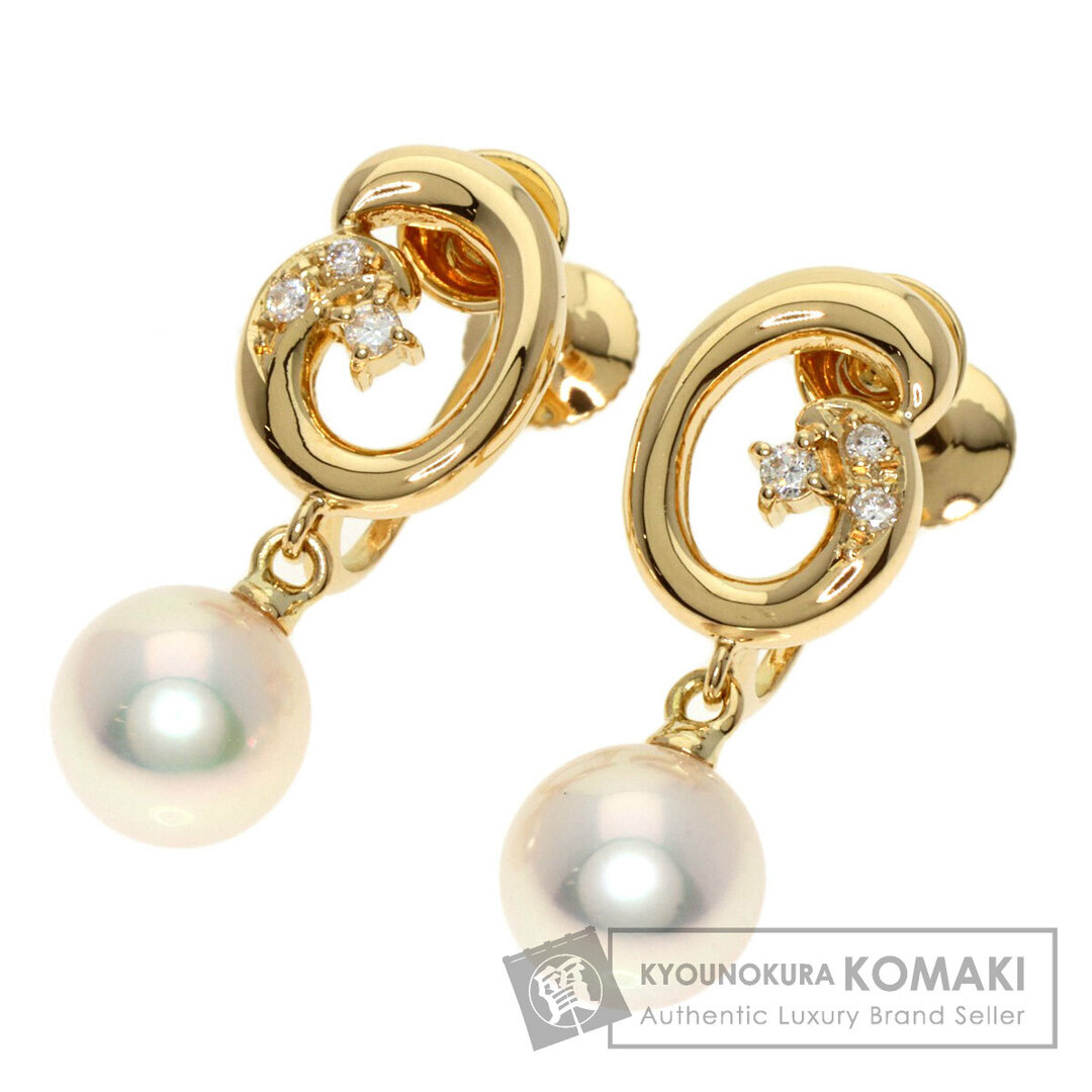 TASAKI(タサキ)のTASAKI パール 真珠 ダイヤモンド イヤリング K18YG レディース レディースのアクセサリー(イヤリング)の商品写真