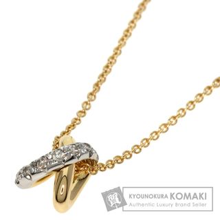 スタージュエリー(STAR JEWELRY)のSTAR JEWELRY ダイヤモンド ネックレス K18YG PT900 レディース(ネックレス)