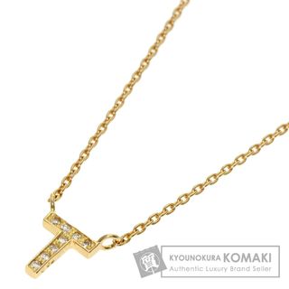 スタージュエリー(STAR JEWELRY)のSTAR JEWELRY イニシャル T ネックレス K18YG レディース(ネックレス)