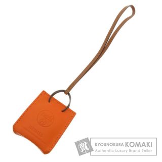 エルメス(Hermes)のHERMES サックオランジェ フーオレンジ キーホルダー アニューミロ レディース(キーホルダー)