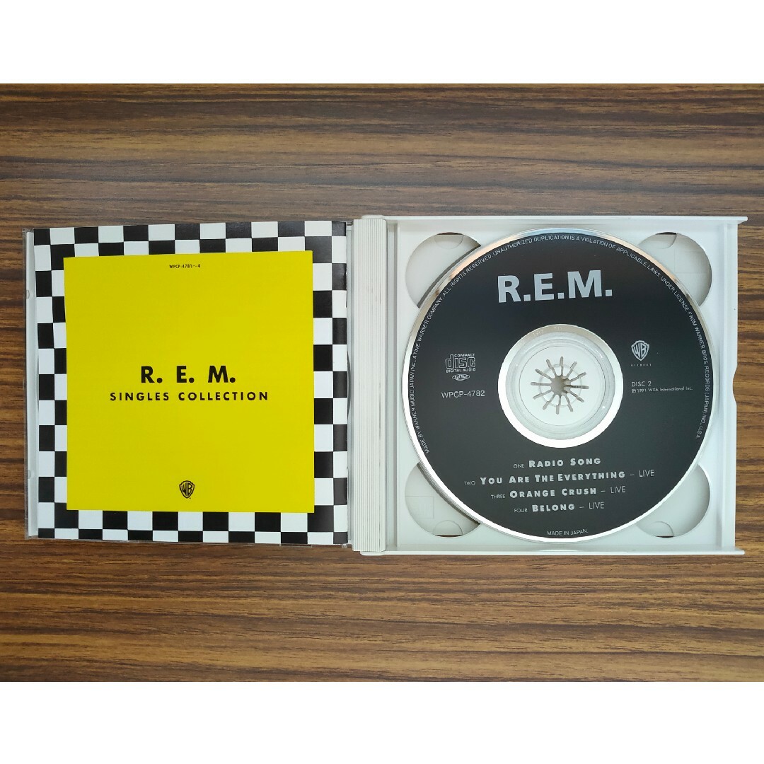 R.E.M.  SINGLE COLLECTION エンタメ/ホビーのCD(ポップス/ロック(洋楽))の商品写真