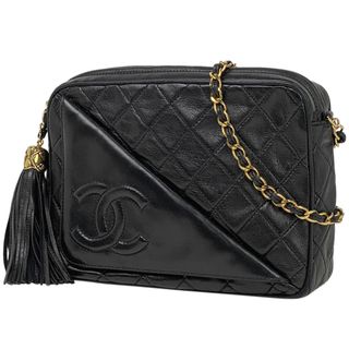 シャネル(CHANEL)の【ジャンク品】シャネル ココマーク フリンジ チェーン ショルダー レディ 中古(ショルダーバッグ)