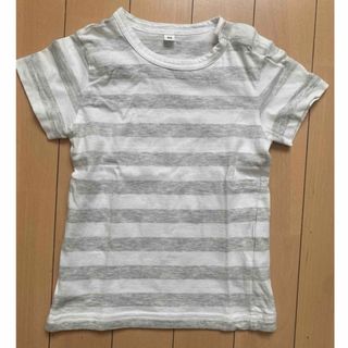 ムジルシリョウヒン(MUJI (無印良品))のボーダー Tシャツ＊90サイズ(Tシャツ/カットソー)