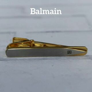 バルマン(BALMAIN)の【匿名配送】バルマン タイピン ゴールド ロゴ シンプル 3(ネクタイピン)