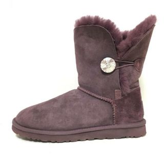 アグ(UGG)のUGG(アグ) ショートブーツ 23 レディース - 3349 ボルドー ムートン(ブーツ)