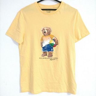 ポロラルフローレン(POLO RALPH LAUREN)のPOLObyRalphLauren(ポロラルフローレン) 半袖Tシャツ サイズ170/92A メンズ - イエロー×ブラウン×マルチ クルーネック/ポロベア(Tシャツ/カットソー(半袖/袖なし))