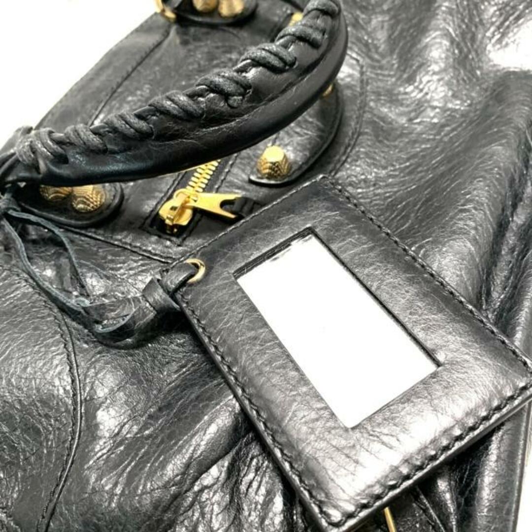 Balenciaga(バレンシアガ)のBALENCIAGA(バレンシアガ) ハンドバッグ クラシックボーリングバッグ 327060 ダークネイビー レザー レディースのバッグ(ハンドバッグ)の商品写真