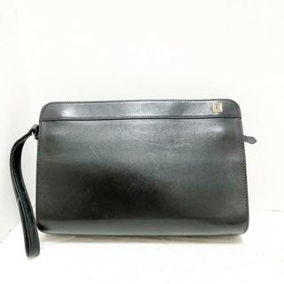 ダンヒル(Dunhill)のdunhill/ALFREDDUNHILL(ダンヒル) セカンドバッグ - 黒 レザー(セカンドバッグ/クラッチバッグ)