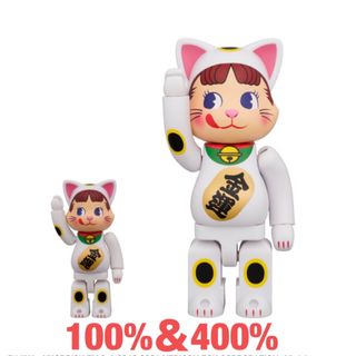 BE@RBRICK - NY@BRICK 招き猫 ペコちゃん　100%＆400%