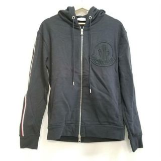 モンクレール(MONCLER)のMONCLER(モンクレール) パーカー サイズXS メンズ美品  MAGLIA CON CAPPUCCIO 黒×マルチ 長袖(パーカー)