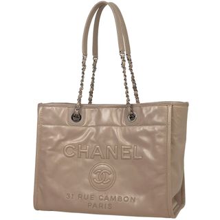 シャネル(CHANEL)のシャネル ドーヴィルライン チェーン トートバッグ レディース 【中古】(トートバッグ)