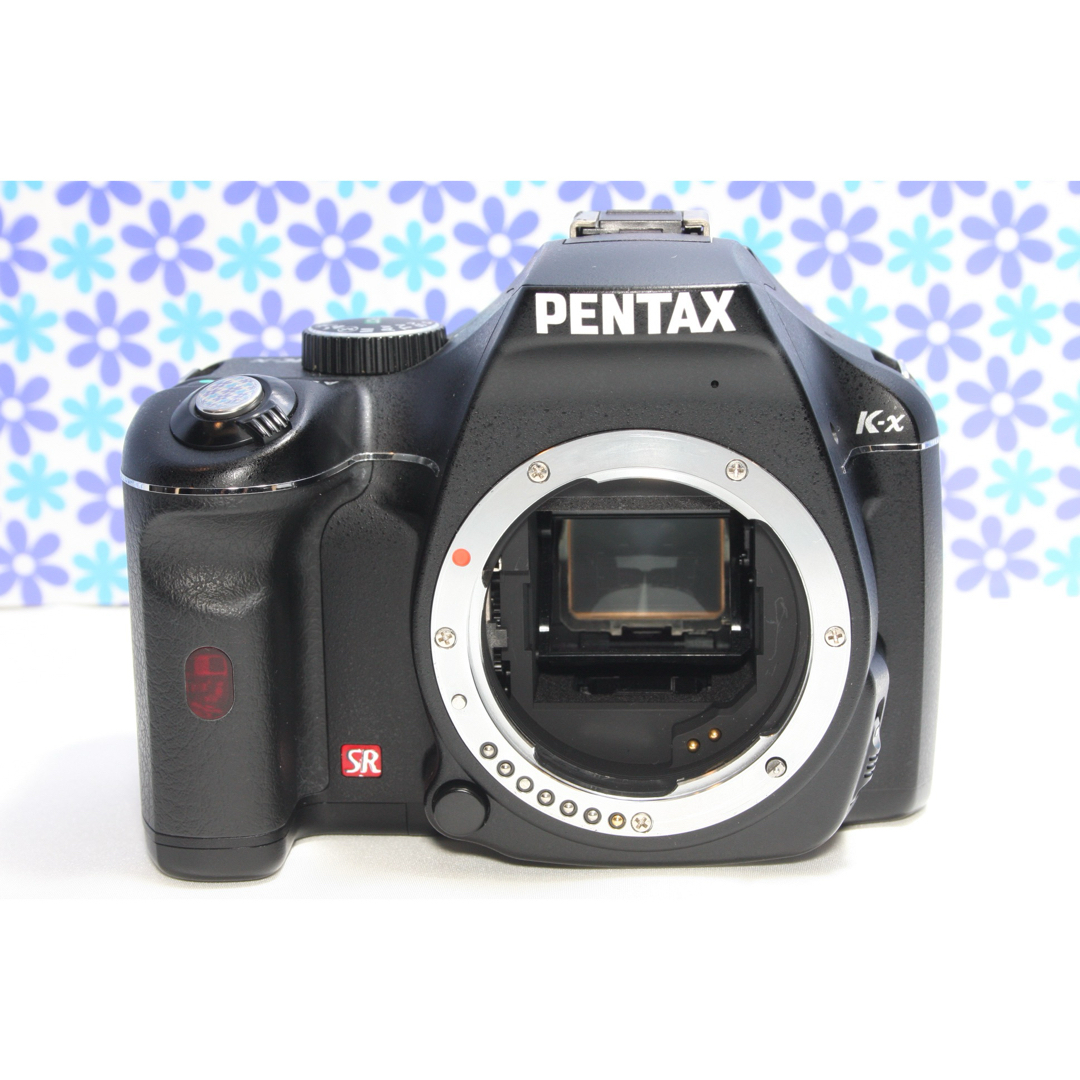 PENTAX(ペンタックス)の極美品★ペンタックス K-x ダブルズームキット★高画質★動画撮影★ スマホ/家電/カメラのカメラ(デジタル一眼)の商品写真