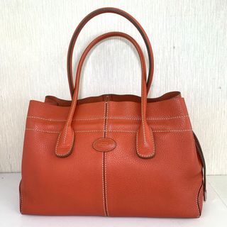 TOD'S - Ｂ　TOD'S レザー ハンドバッグ 美品 オールレザー 