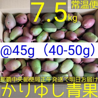 〈@45g 40-50g〉沖縄県産 摘果マンゴー/青マンゴー約7.5kg【常温②(フルーツ)