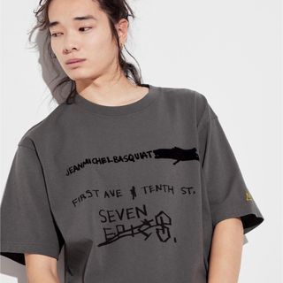 ユニクロ(UNIQLO)のジャン＝ミシェル・バスキア　キング・プレジャーUT 半袖・オーバーサイズフィット(Tシャツ/カットソー(半袖/袖なし))