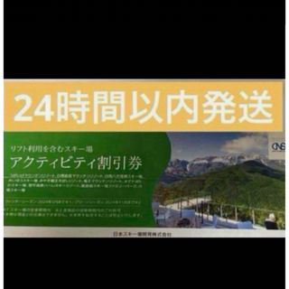 日本スキー場開発株主優待券　1枚(その他)