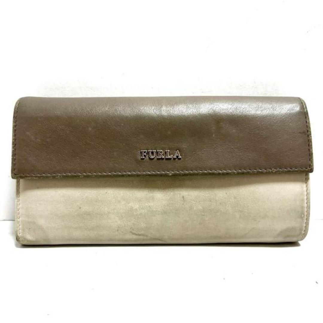 Furla(フルラ)のFURLA(フルラ) 長財布 - ブラウン×ベージュ レザー レディースのファッション小物(財布)の商品写真