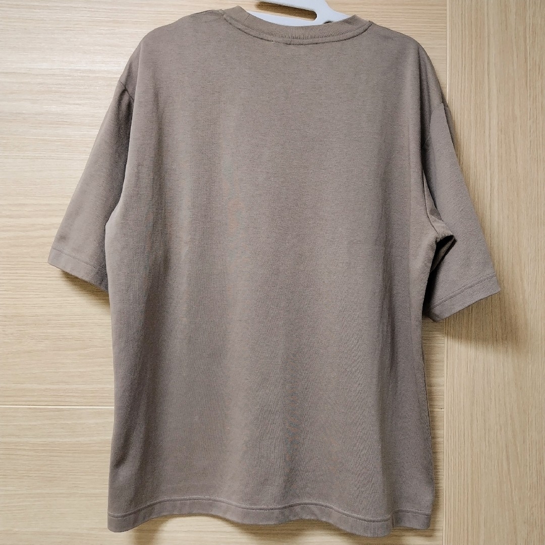 UNIQLO(ユニクロ)のユニクロ　エアリズムコットンオーバーサイズＴシャツ　メンズ XL メンズのトップス(Tシャツ/カットソー(半袖/袖なし))の商品写真