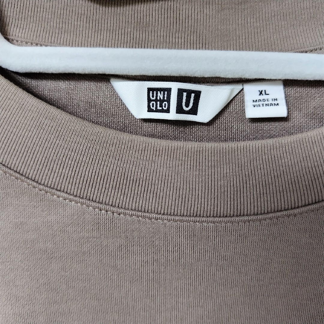 UNIQLO(ユニクロ)のユニクロ　エアリズムコットンオーバーサイズＴシャツ　メンズ XL メンズのトップス(Tシャツ/カットソー(半袖/袖なし))の商品写真