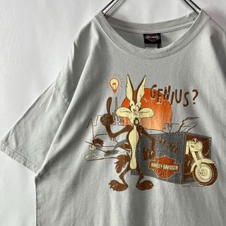 ハーレーダビッドソン(Harley Davidson)のハーレーダビッドソン　コヨーテ　Tシャツ ルーニーテューンズ　古着　XLサイズ(Tシャツ/カットソー(半袖/袖なし))