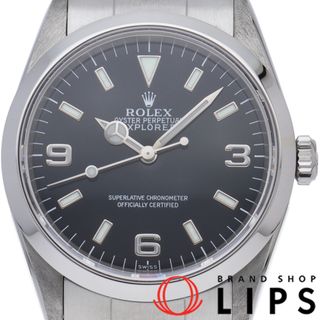 ロレックス(ROLEX)のロレックス エクスプローラー1 Explorer 1 14270(A) 箱 保証書 SS メンズ時計 ブラック 仕上げ済 1999年 美品 【中古】(その他)