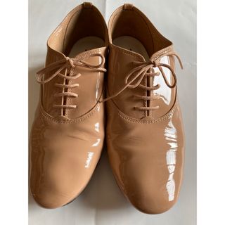 レペット(repetto)のrepetto レースアップシューズ 38 ピンクベージュ(ローファー/革靴)