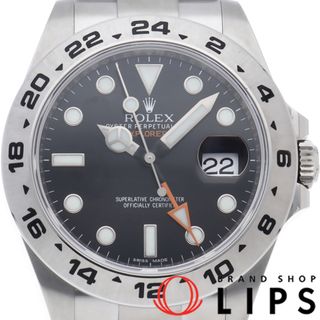 ロレックス(ROLEX)のロレックス エクスプローラー2 鏡面バックル Explorer 2 216570(ﾗﾝﾀﾞﾑ) 箱 保証書 SS メンズ時計 ブラック 仕上げ済 美品 【中古】(その他)