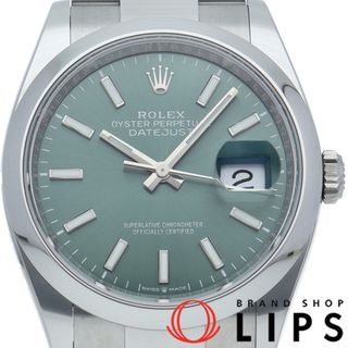 ロレックス(ROLEX)のロレックス デイトジャスト 36 メンズ時計 ミントグリーン Datejust 36 126200(ﾗﾝﾀﾞﾑ) 箱 保証書 SS メンズ時計 ミントグリーン 美品 【新品】(その他)