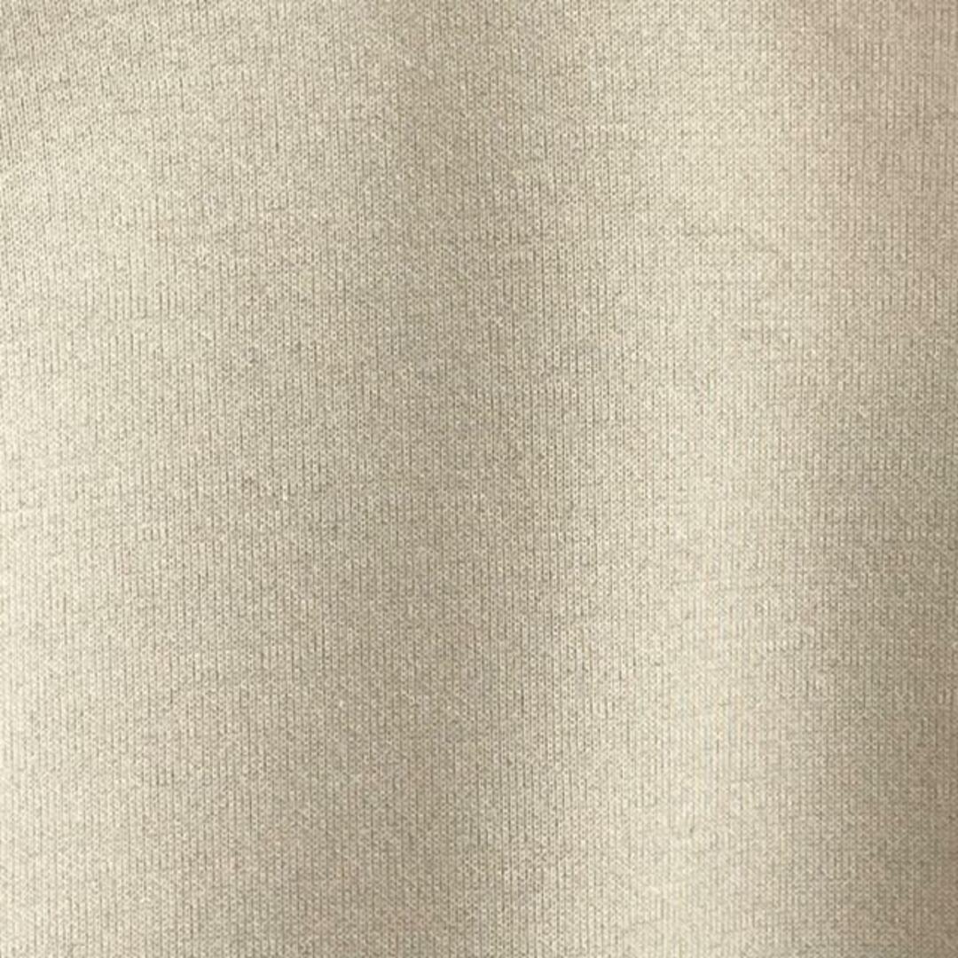 OBLI(オブリ)のOBLI(オブリ) 半袖カットソー サイズF  F レディース美品  - ベージュ×グレーベージュ フェイクファー レディースのトップス(カットソー(半袖/袖なし))の商品写真