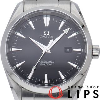 オメガ(OMEGA)のオメガ シーマスター アクアテラ クォーツ 39.2mm Seamaster Aqua Terra 39.2mm 2517.50 箱 保証書 SS メンズ時計 ブラック 仕上げ済 美品 【中古】(その他)