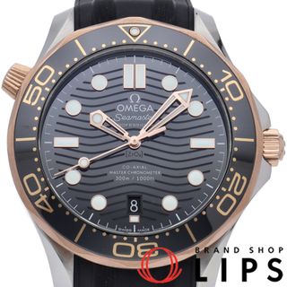 オメガ(OMEGA)のオメガ シーマスター ダイバー 300M コーアクシャル マスター クロノメーター 42mm Seamaster Diver 300M Co-Axial Master Chronometer 210.22.42.20.01.002 箱 保証書 K18PG/SS/ラバー メンズ時計 ブラック 仕上げ済 美品 【中古】(その他)