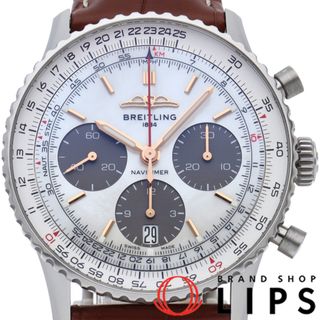 ブライトリング(BREITLING)のブライトリング ナビタイマー B01 クロノグラフ 41 シェル ジャパン リミテッド Navitimer B01 Chronograph 41 AB0139/AB0139211A1P1 箱 保証書 SS/革 メンズ時計 ホワイトシェル 美品 【中古】(その他)