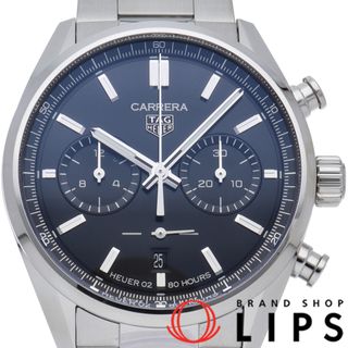 タグホイヤー(TAG Heuer)のタグ・ホイヤー カレラ キャリバー ホイヤー 02 クロノグラフ Carrera Calibre 02 Chronograph CBN2010.BA0642 箱 保証書 SS メンズ時計 ブラック 美品 【新品】(その他)