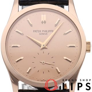 パテックフィリップ(PATEK PHILIPPE)のパテック フィリップ カラトラバ ウォッチ 手巻 Calatrava 3796R-001 ケース 保証書 K18PG/革 メンズ時計 シャンパンカラー 仕上げ済 美品 【中古】(その他)